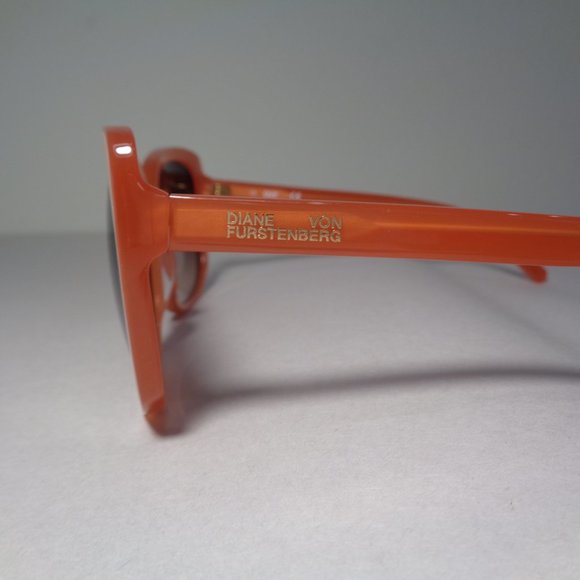 Diane von Furstenberg RAYNA DVF679S Papaya New Women\'s Sunglasses main image 6